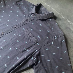 Men's Cotton Casual Mountain Khaki Short Sleeve Shirt